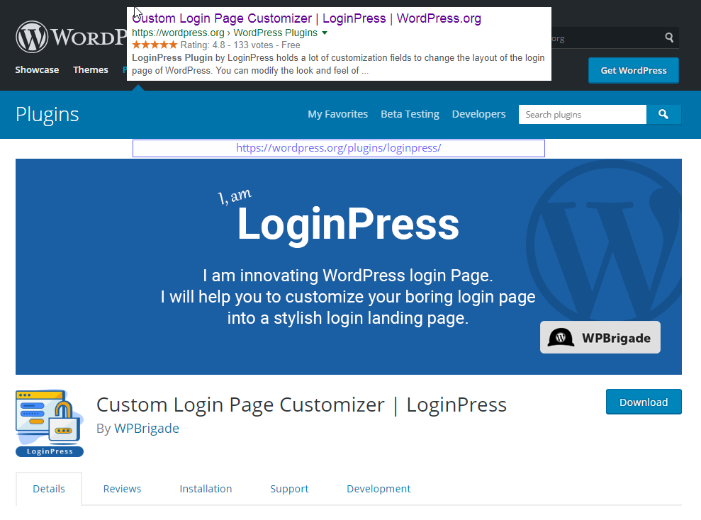 Customise your WordPress Login