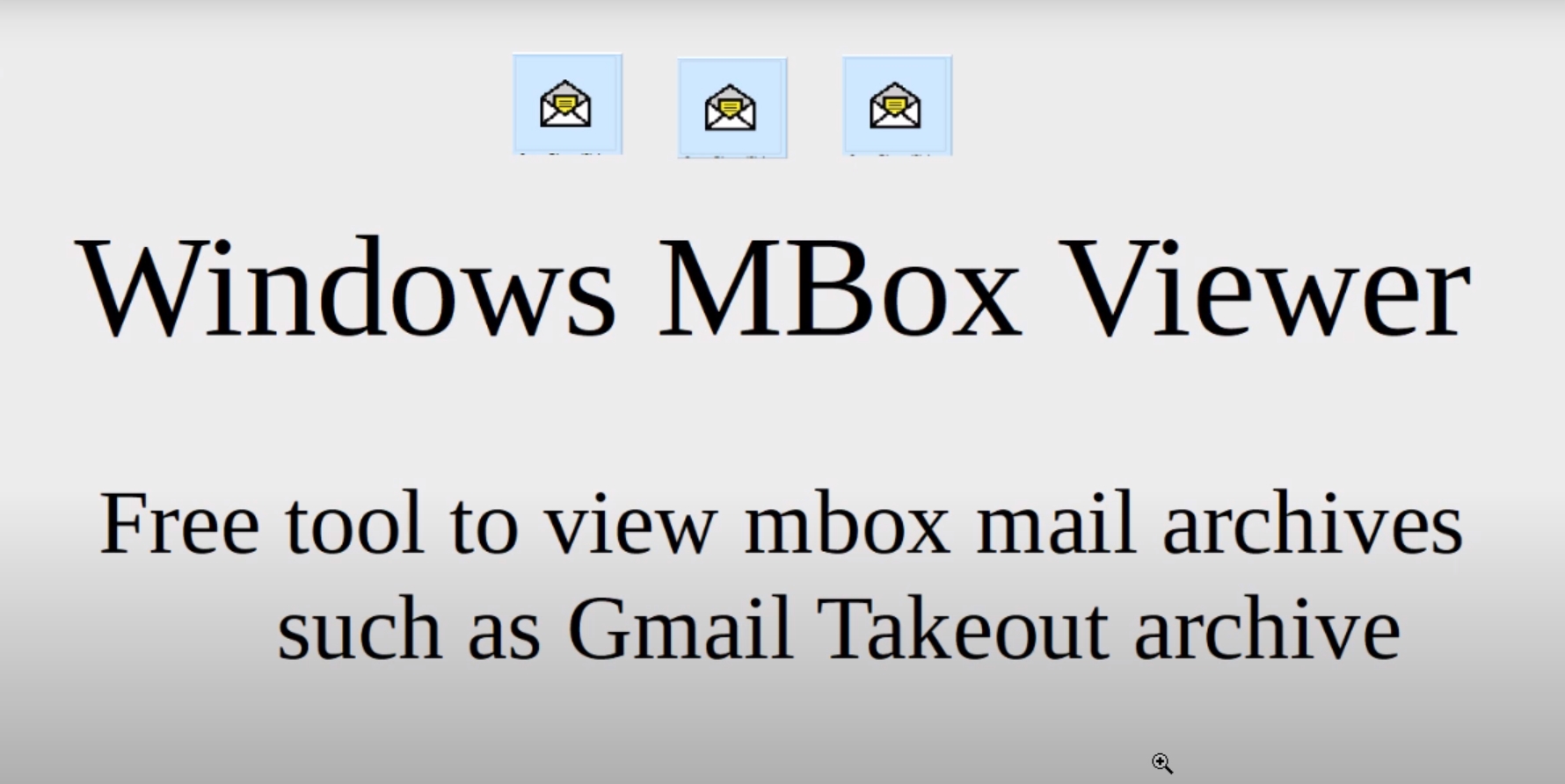 Windows MBox Viewer